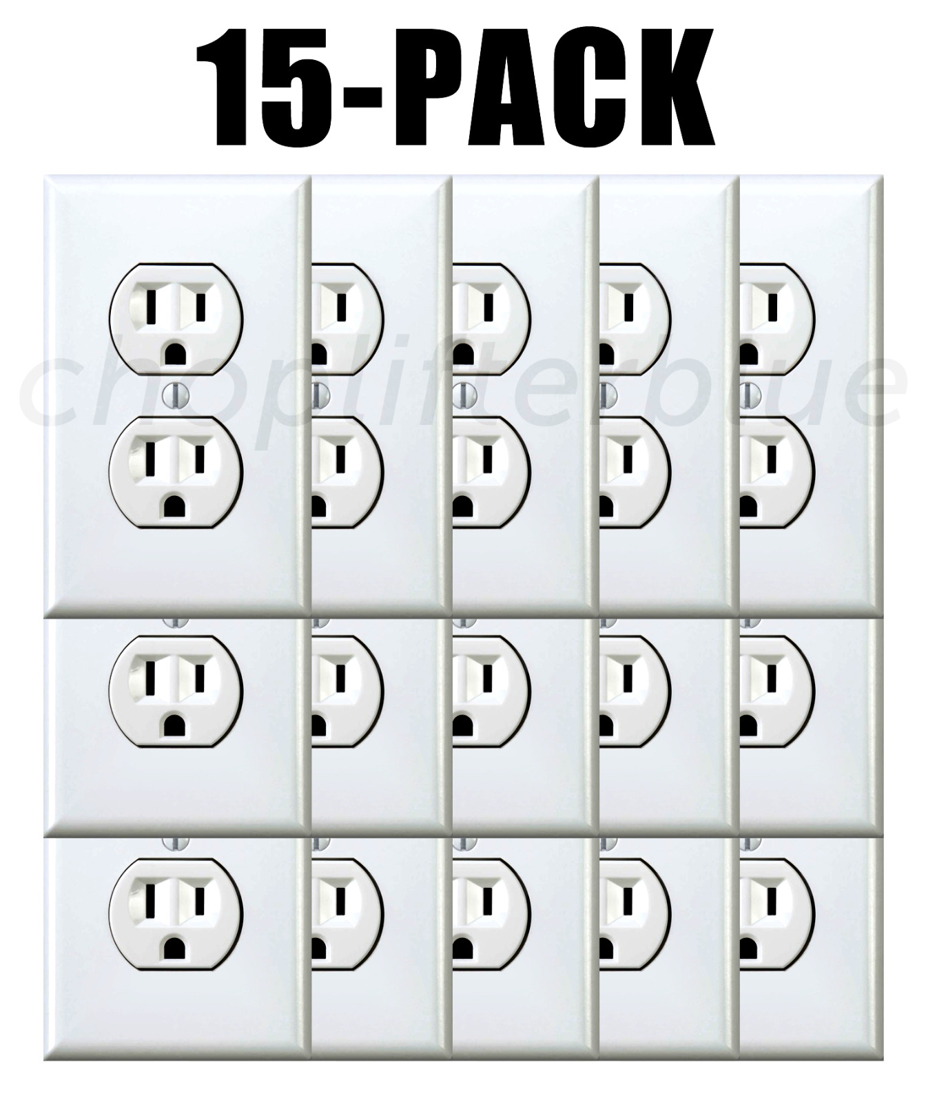 Electrical Outlet Stickers 15-Pack Prank Fake Joke Funny Custom Decal HQ Sticker