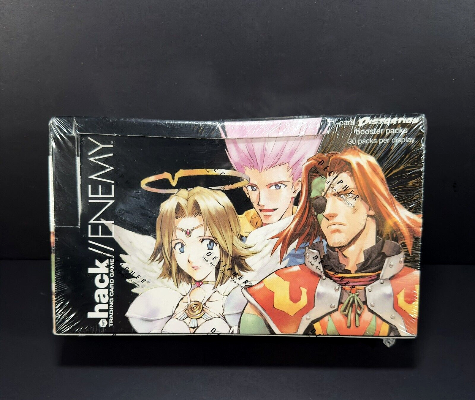 .Hack Enemy TCG Distortion Decipher Sealed Card Booster Box (30) Pack Anime VTG