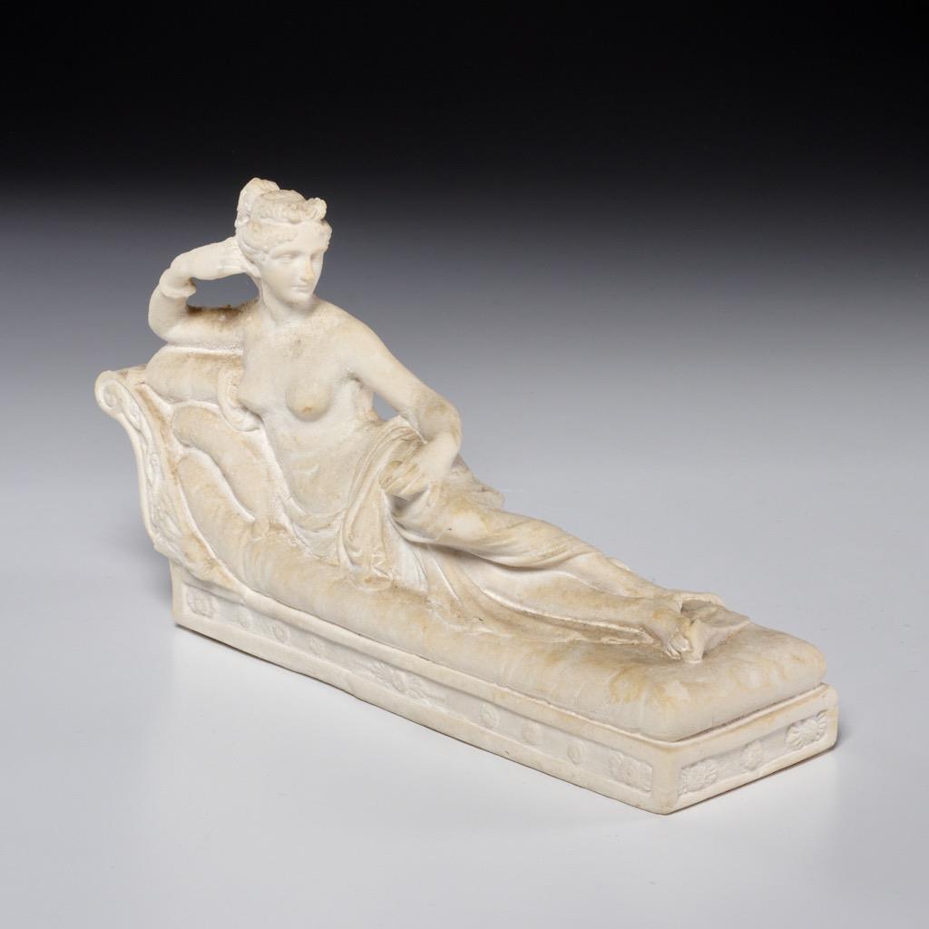 Venus Victrix Pauline Bonaparte Nude Canova Sculpture Statue Copy Cast Marble
