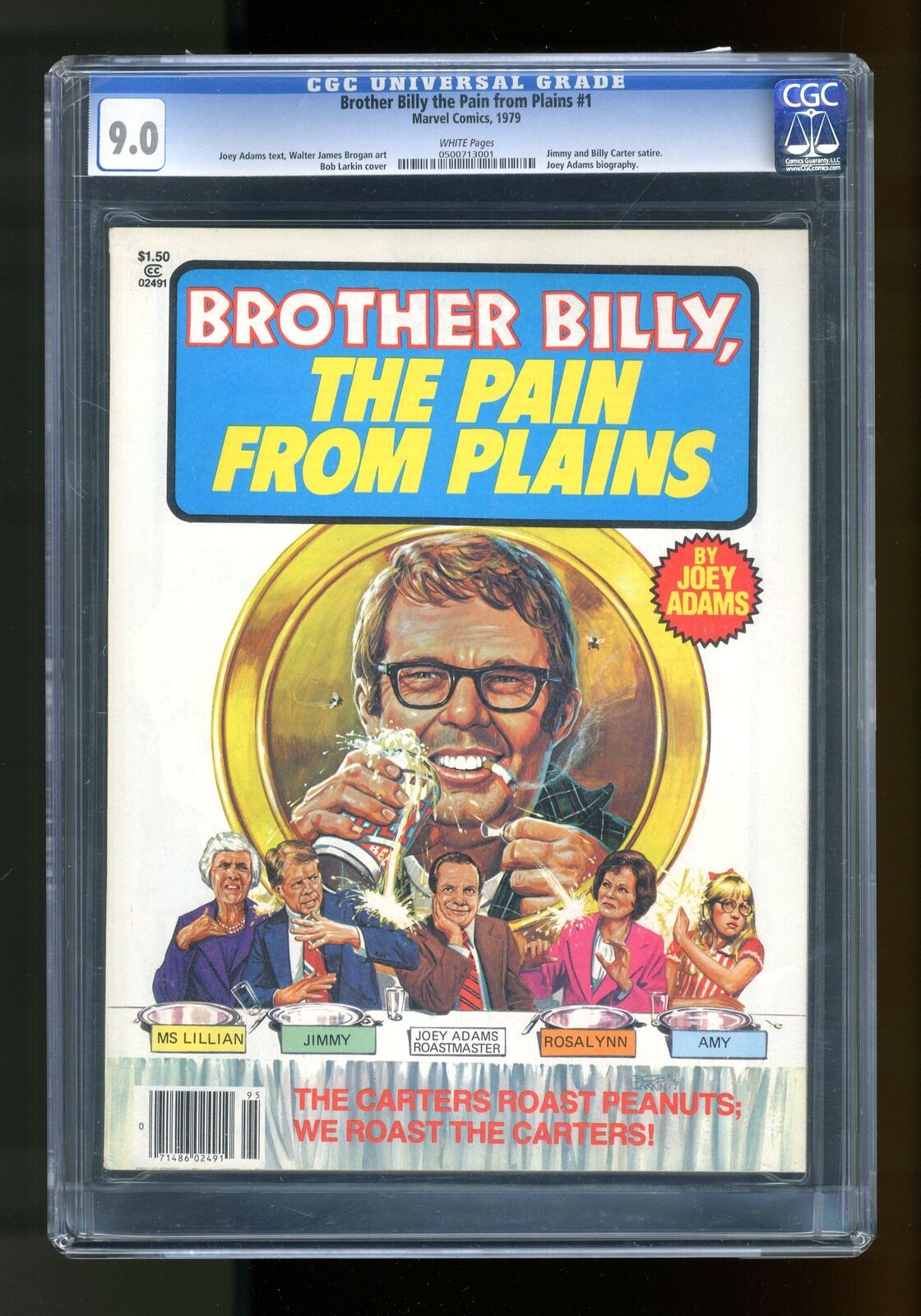 Brother Billy, The Pain From Plains #1 CGC 9.0 1979 0500713001