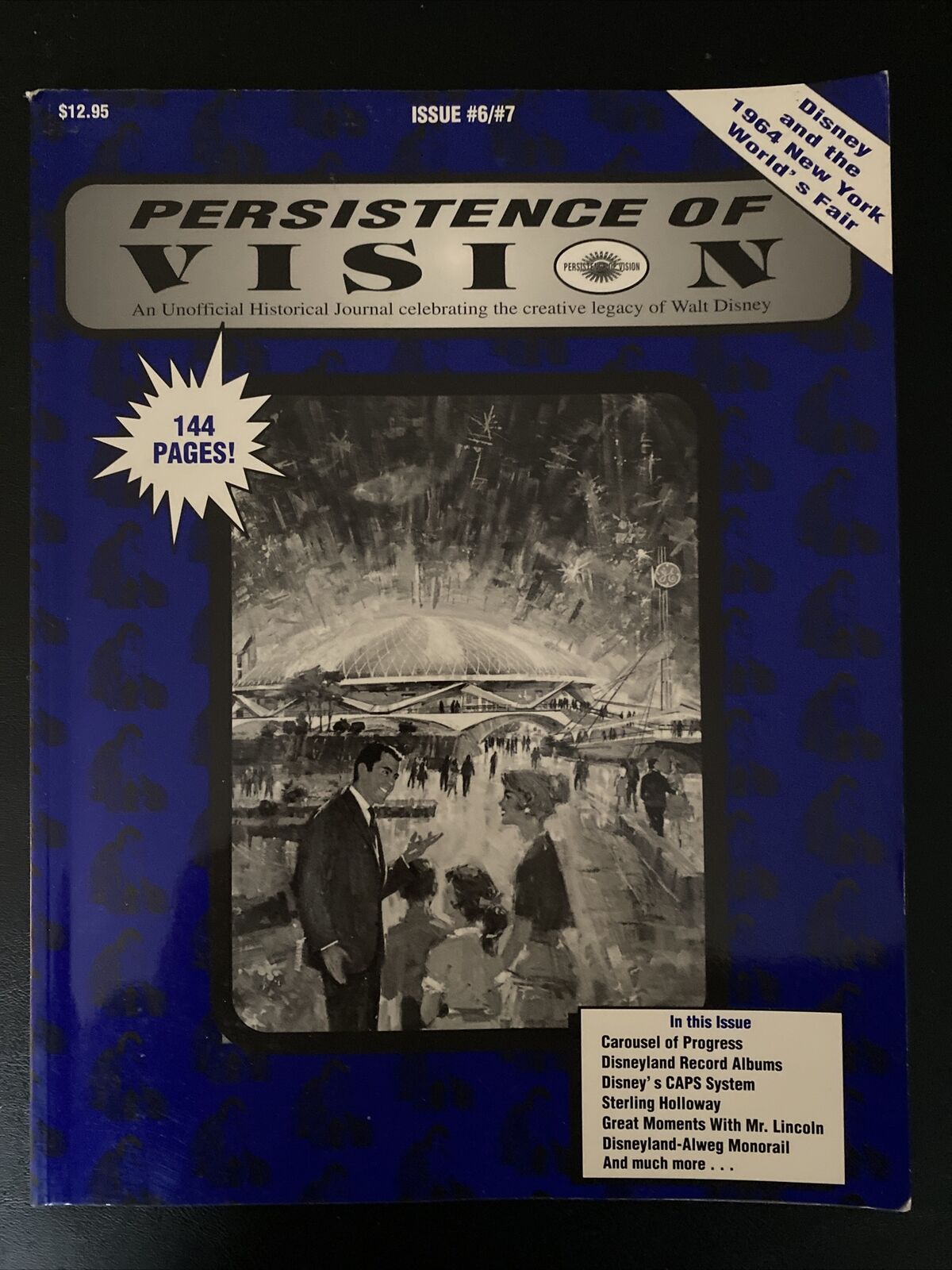 Walt Disney History Persistence of Vision Journal 1964 NY World's Fair ISSUE 6/7
