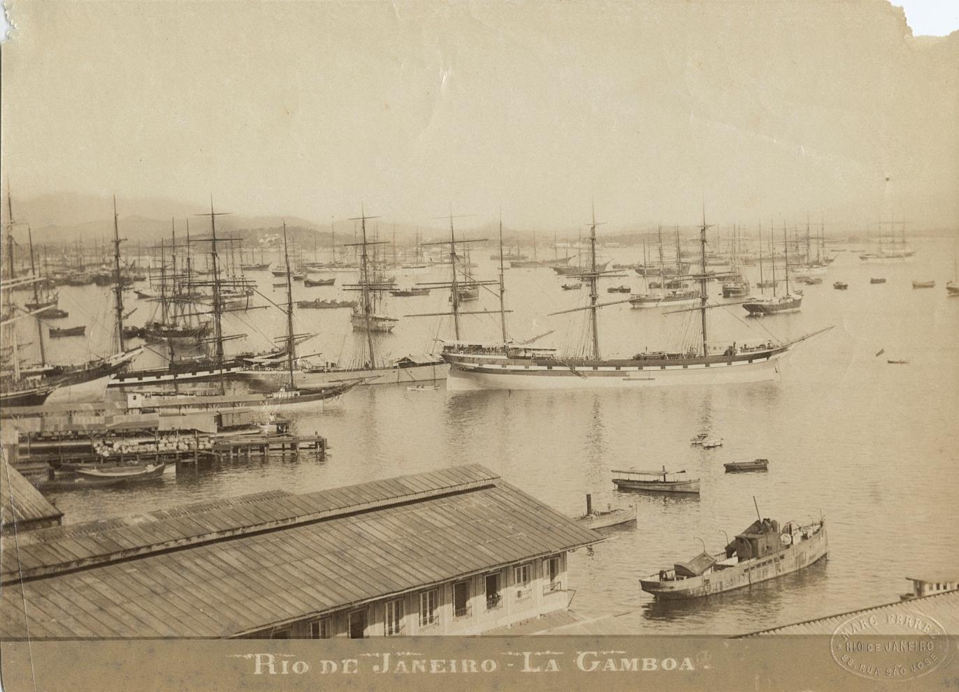 c. 1880's La Gamboa, Rio de Janiero Photo by Marc Ferrez