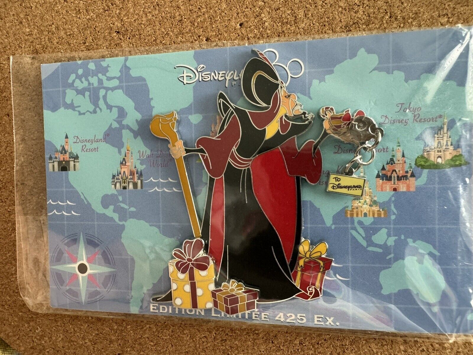 Jafar Aladdin Disneyland Paris 30 Limited Edition 425 Pin Aladdin
