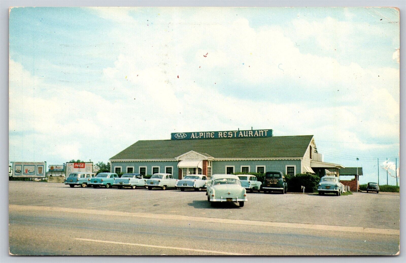 Postcard Alpine Restaurant, Tifton, Georgia 1958 U135