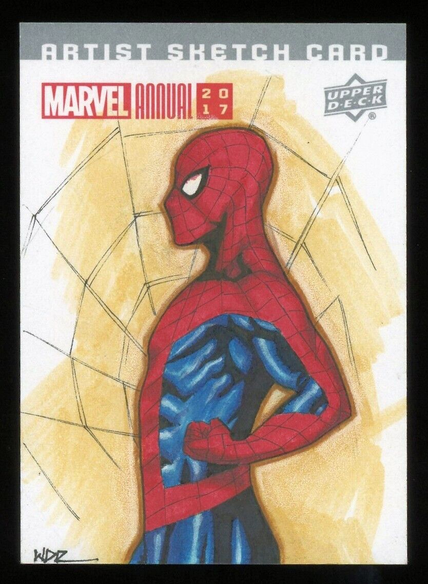 2017 Upper Deck Marvel Annual Spider-Man Artist Sketch Card by Walter Rice