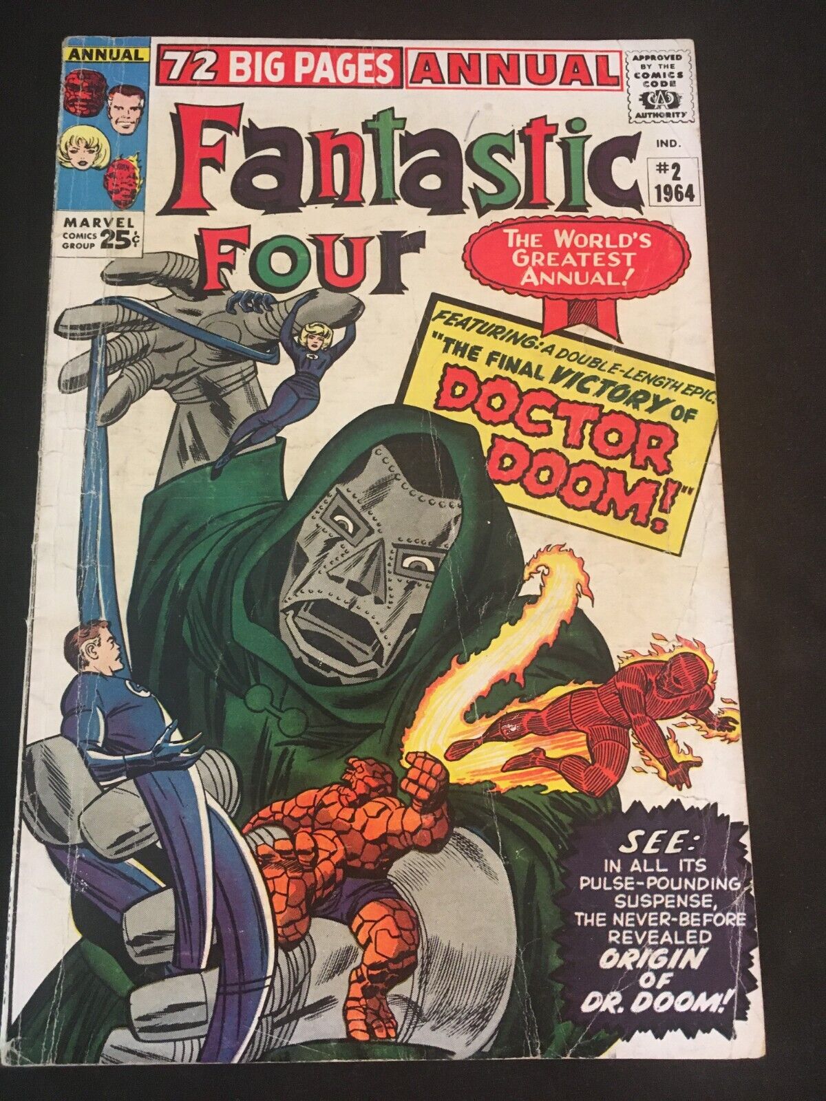THE FANTASTIC FOUR Annual #2 G Condition