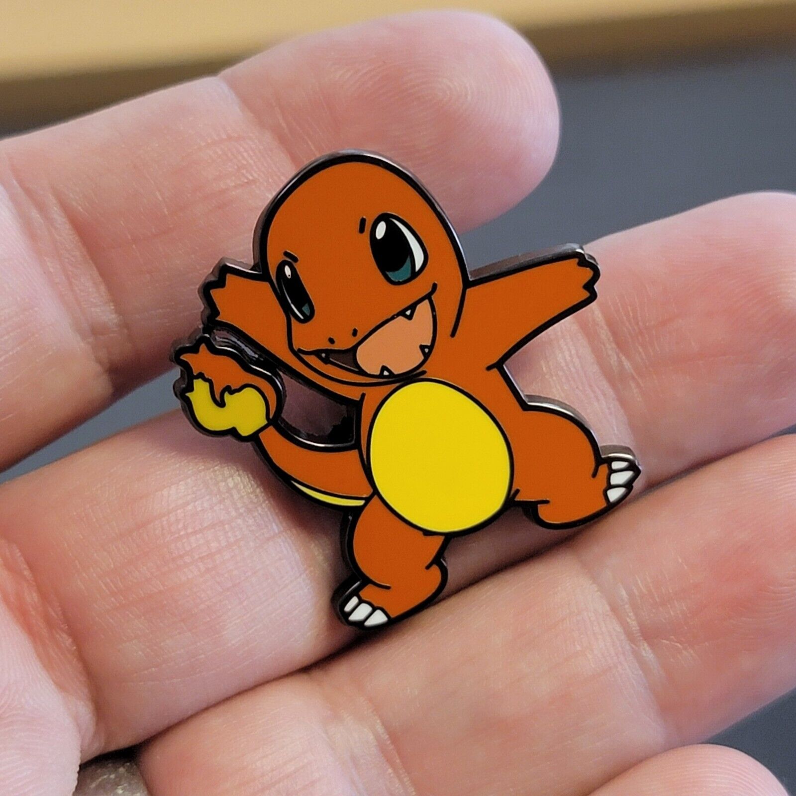 Pokémon Pikachu, Squirtle, Bulbasaur, and Charmander Enamel Pin Set