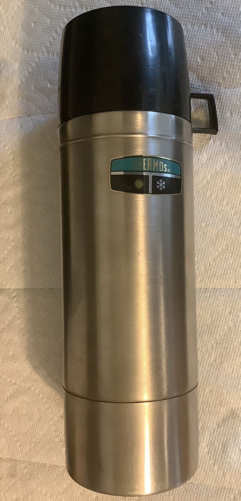 Vintage Thermos King-Seeley Stainless Steel Model 2464S Quart Size COMPLETE