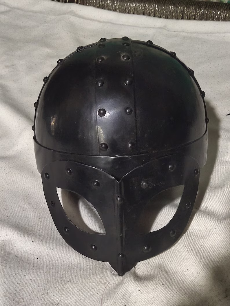 Medieval Viking Warrior Spectacle helmet, Battle Ready Viking Helmet