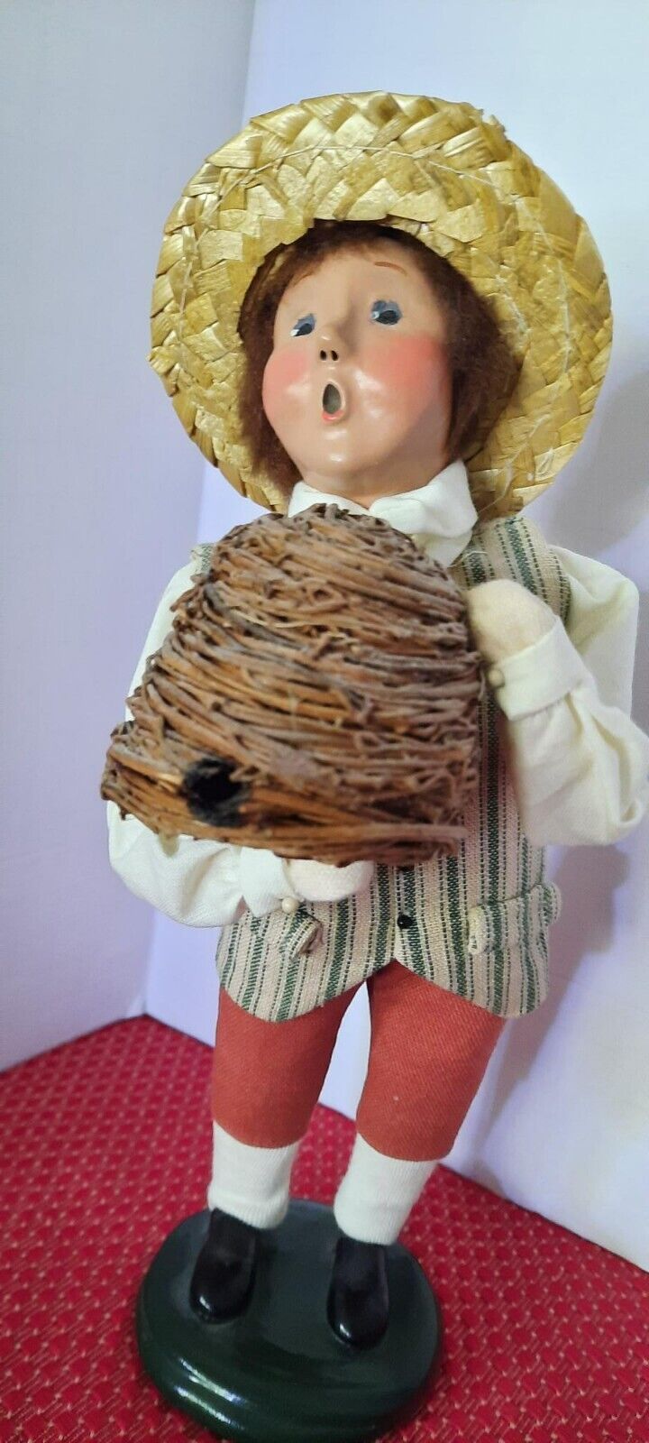 Byers Choice Colonial Williamsburg Boy with Beehive - 2002