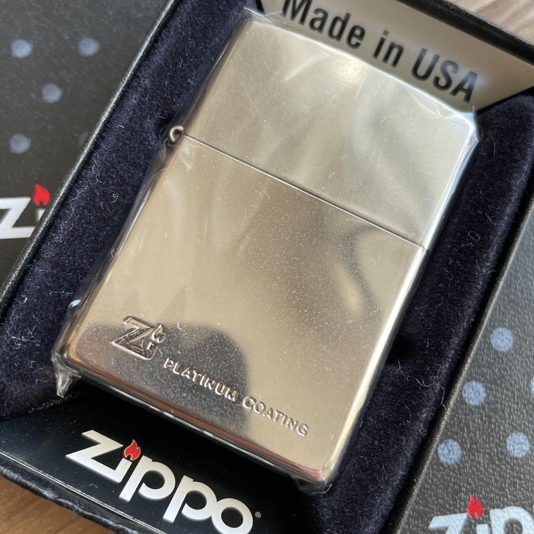 ZIPPO 1999 Vintage Silver Platinum Coating