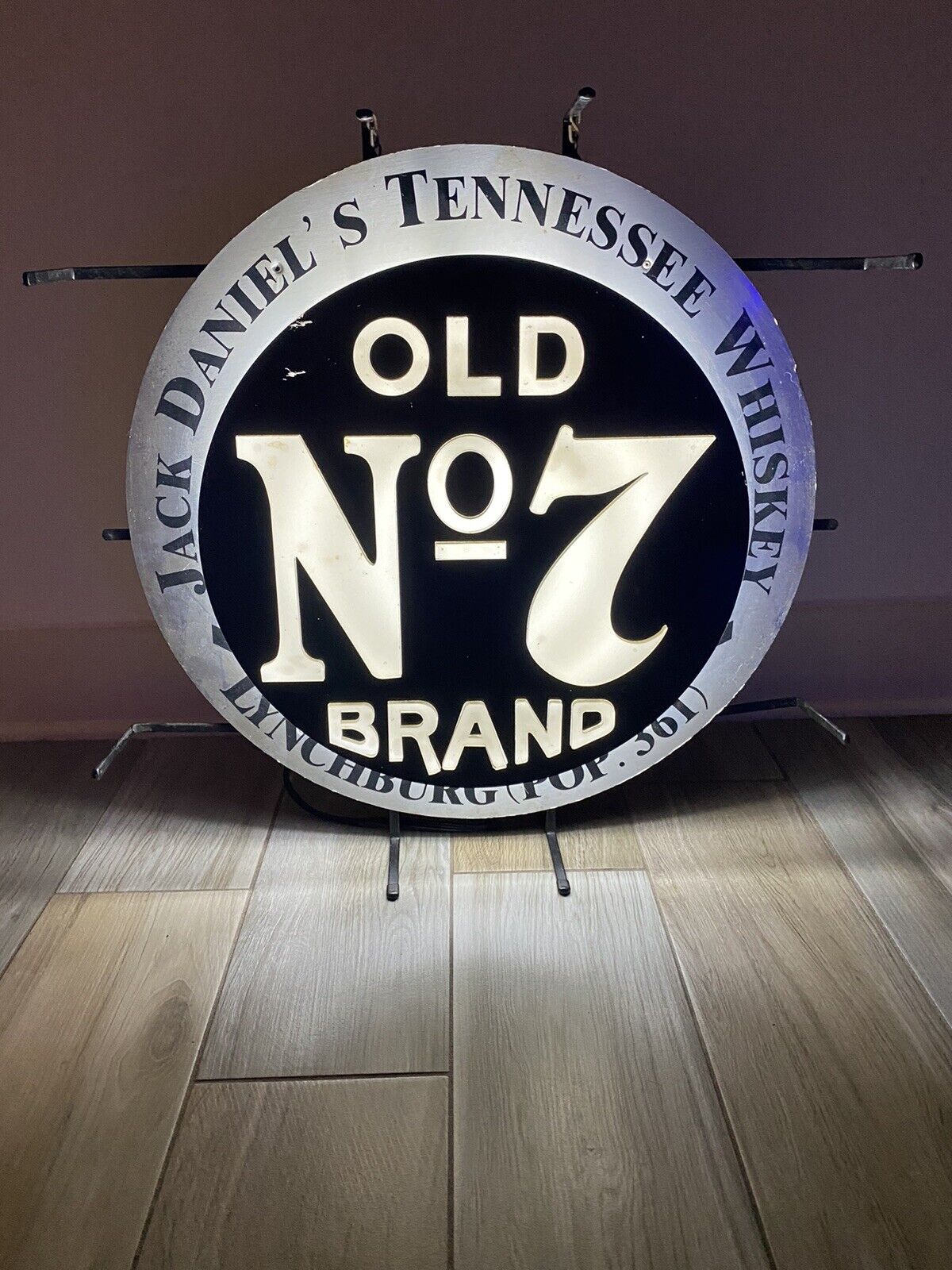 Jack Daniels Old No. 7 Brand Neon Lighted Sign 24\