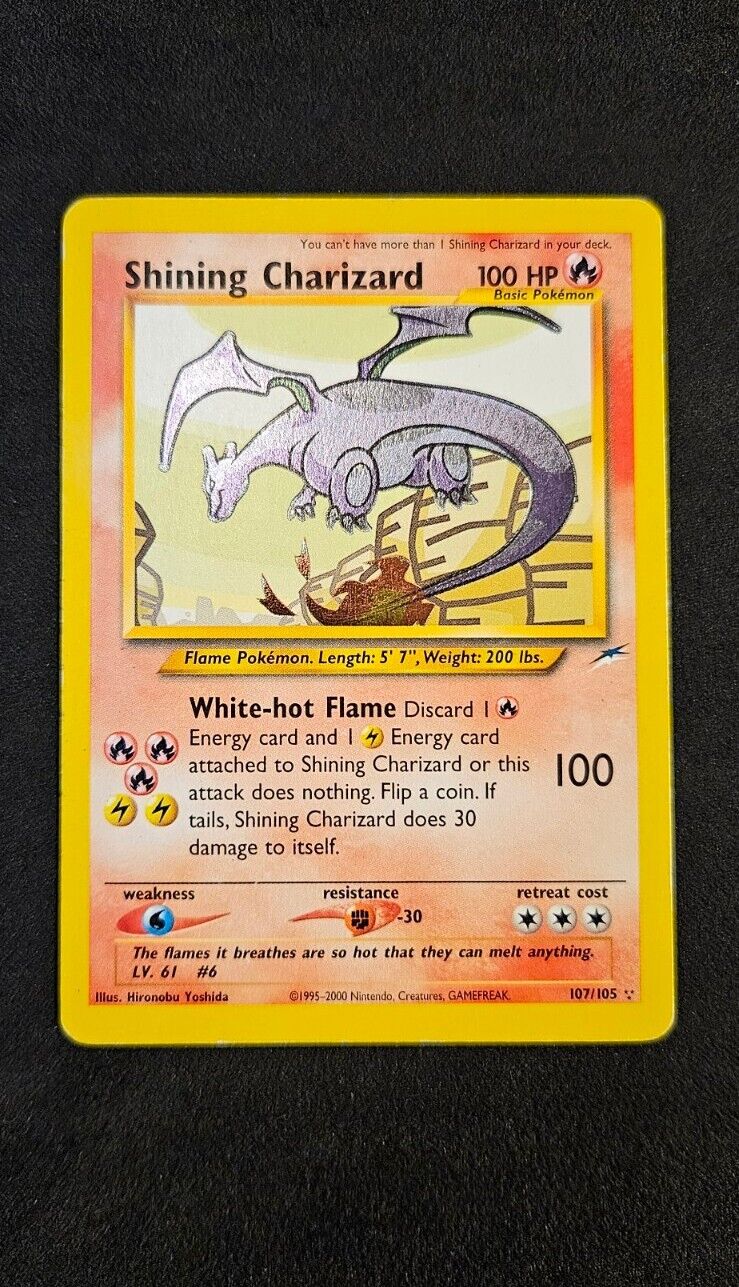 Pokemon - Shining Charizard (Firecracker) 107/105 - Neo Destiny - Wizards 