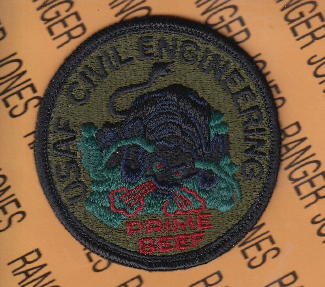 USAF Air Force Civil Engineering PRIME BEEF OD Green 3\
