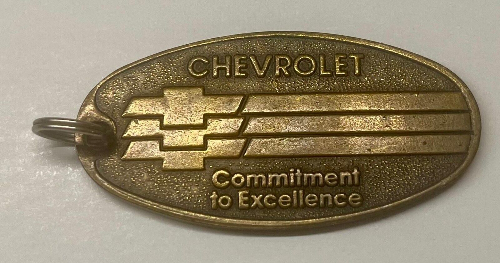 Vintage Chevrolet Commitment to Excellence Brass \