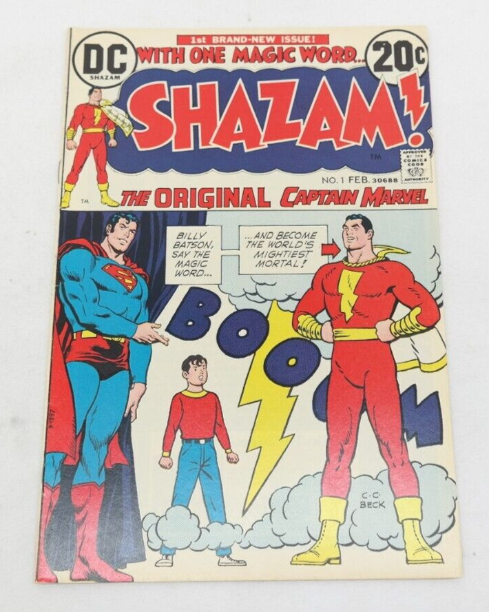 Shazam #1 1st Captain Marvel & Family Appearance - DC Beck 1973 AE
