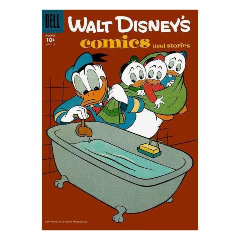 Walt Disney's Comics and Stories #215 in Fine minus condition. Dell comics [m 