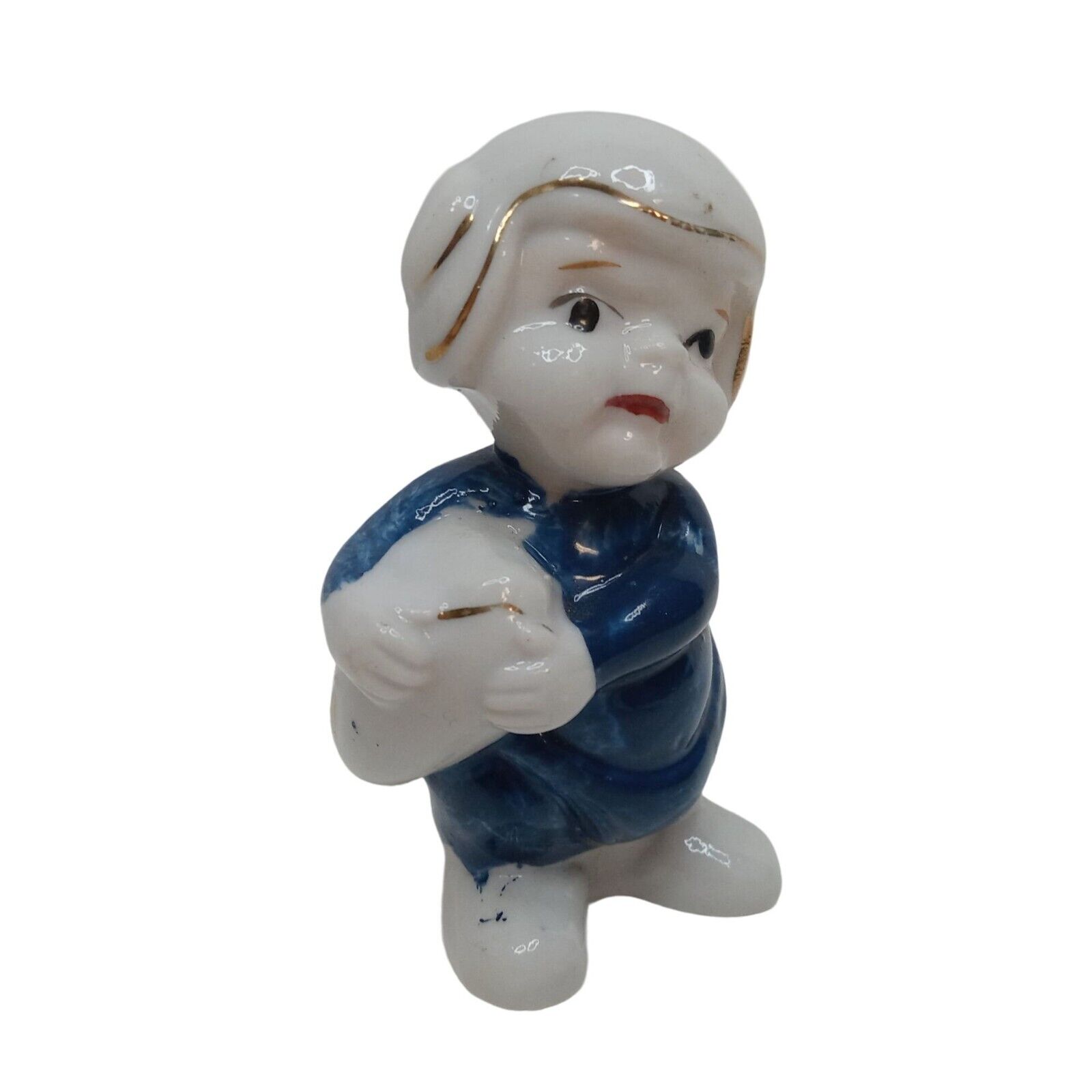 Vintage MIJ Football Player Porcelain Made in Japan