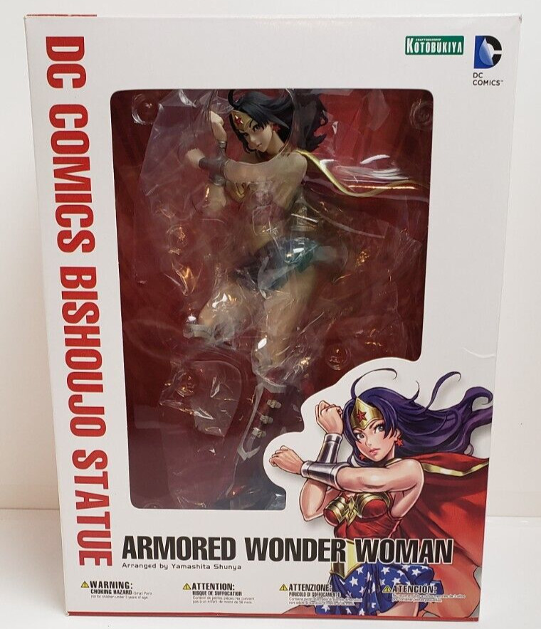 Bishoujo Kotobukiya Armored Wonder Woman statue near-mint +original box & pack.