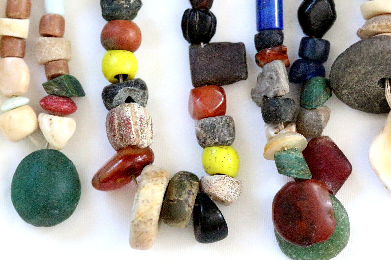 Wholesale 5 Strands of ancient mix beads from different periods- Afghanistan.