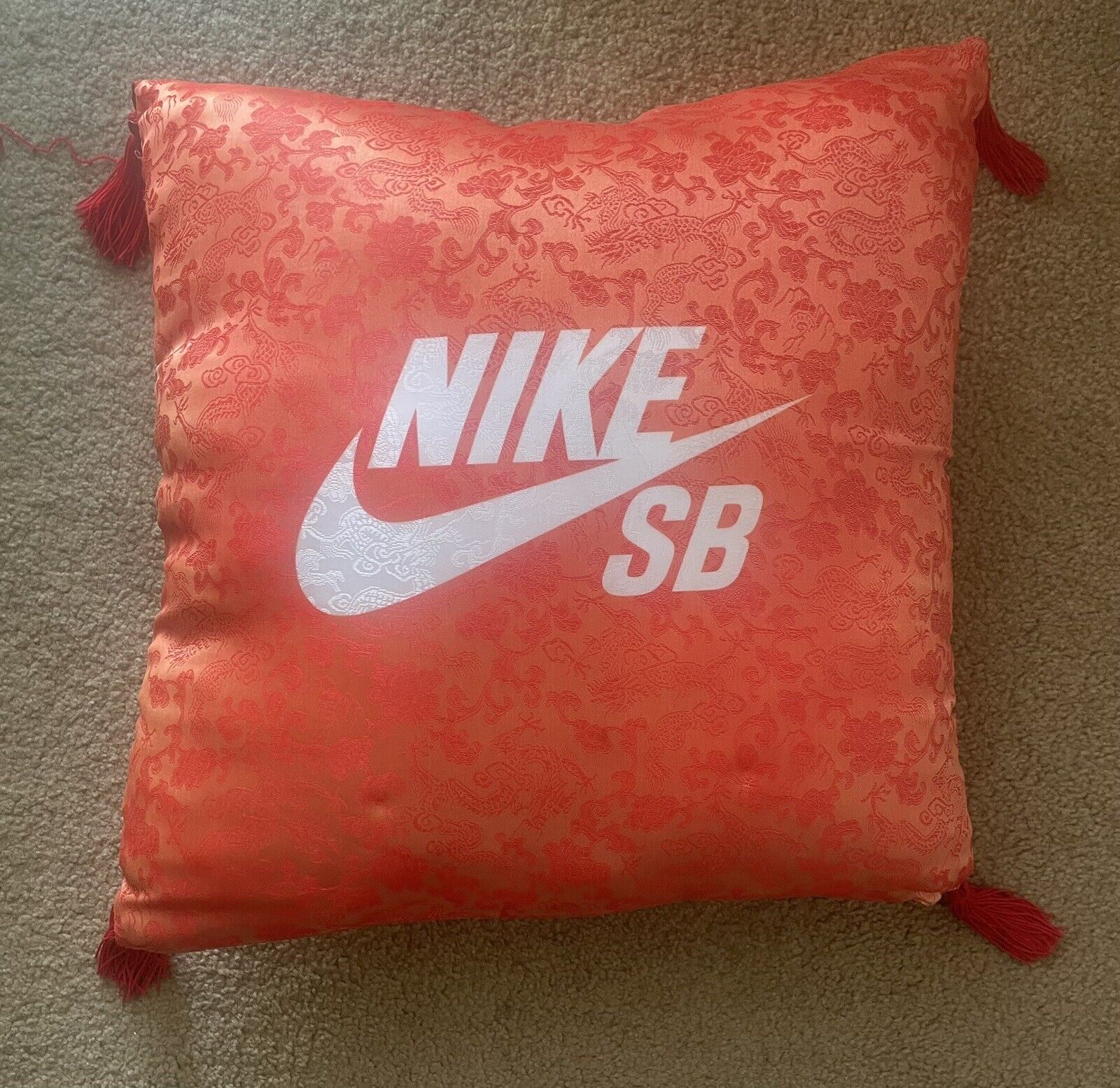 Rare Nike SB Store Display Pillow. Double Sided. Rare. Hypebeast Collector