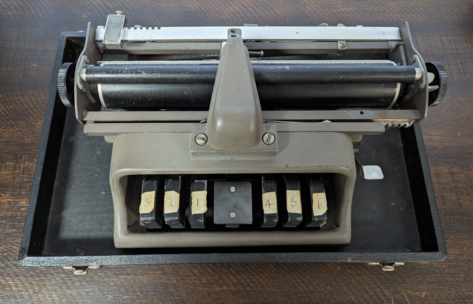 New Hall Braillewriter Ser# 4896 Works Vintage Rare 