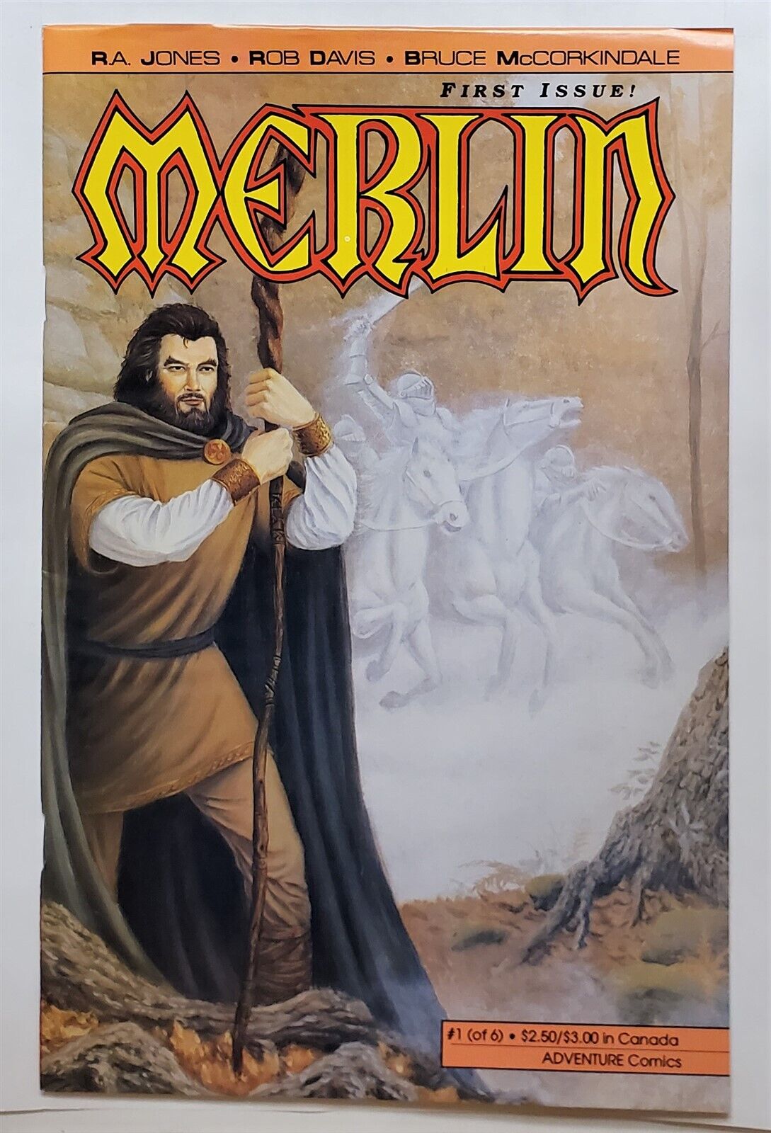 Merlin #1/A (Dec 1990, Adventure) 4.0 VG 