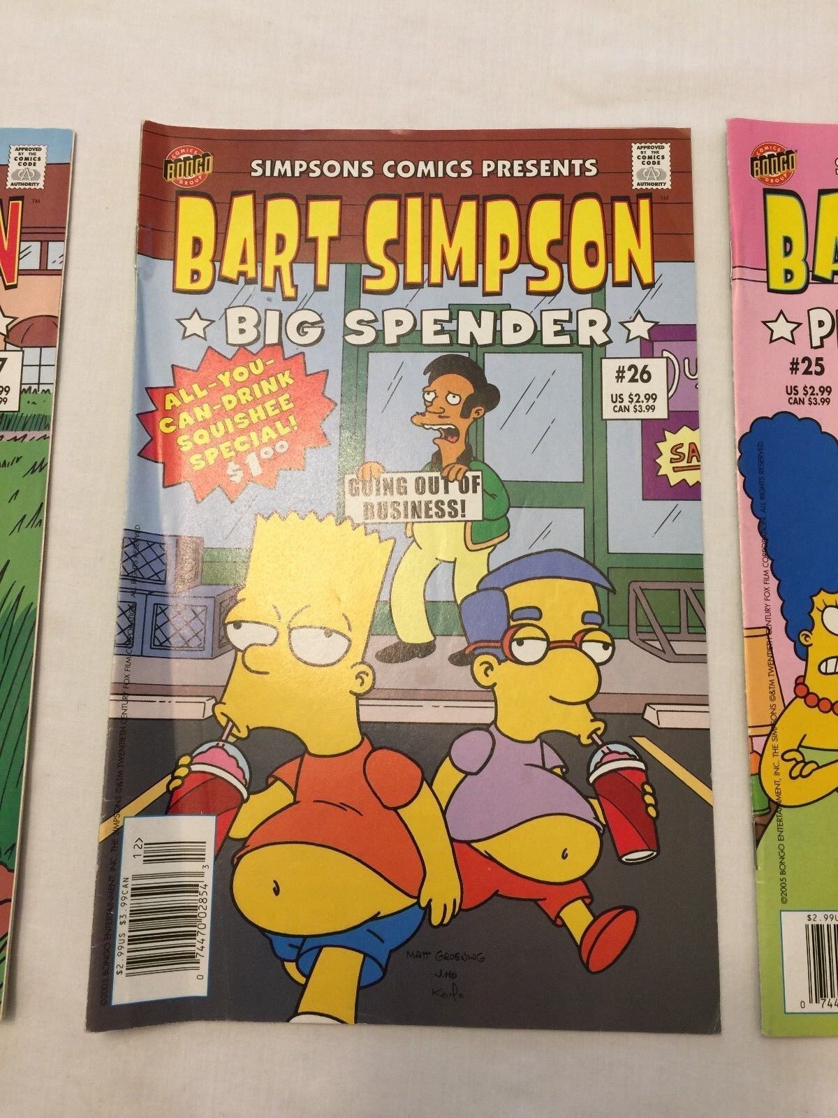 Bart Simpson Comics BONGO Multiple Options Used Condition See Photos
