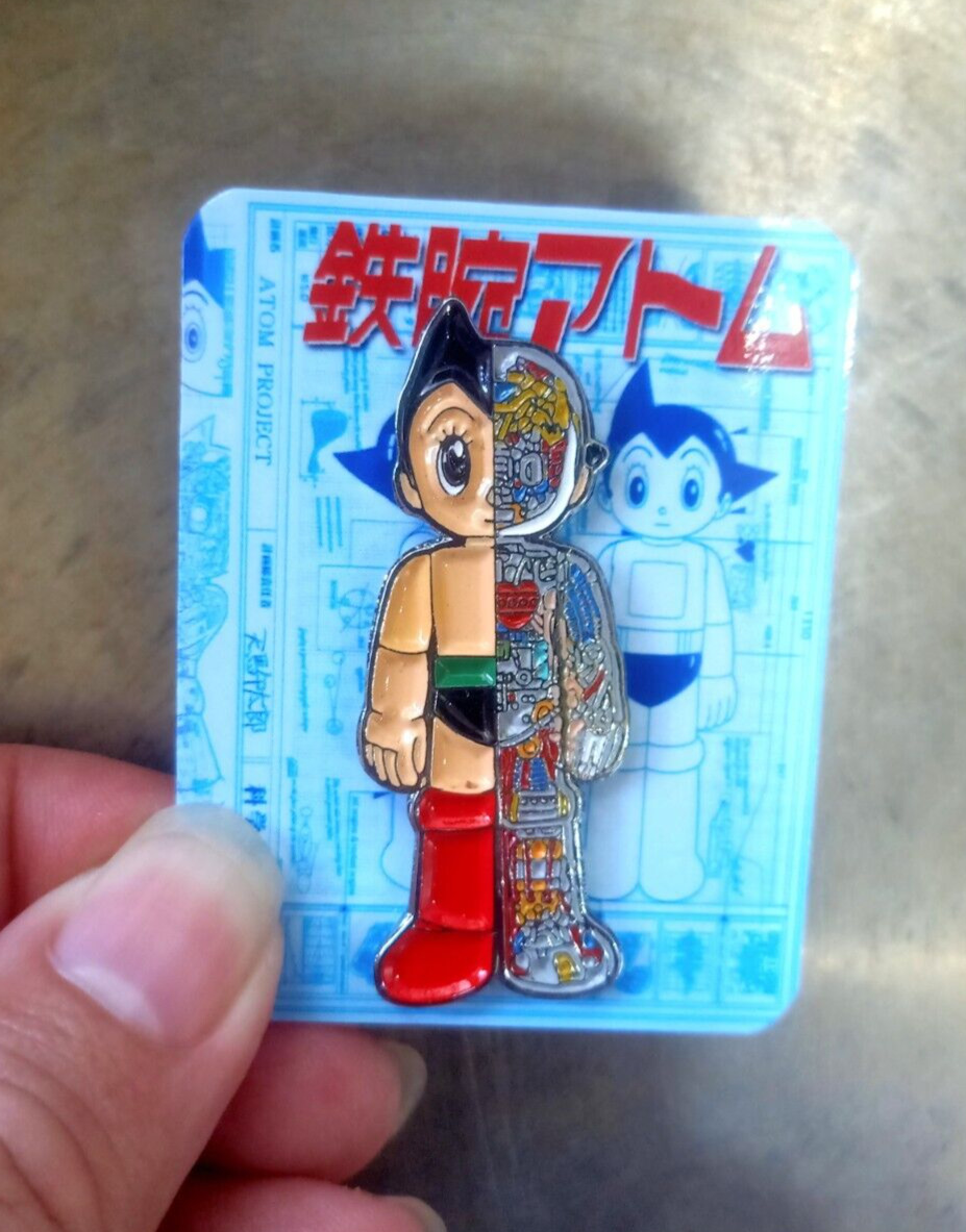 Mighty Atom Astro Boy handmade diecast pin Tetsuwan-Atom