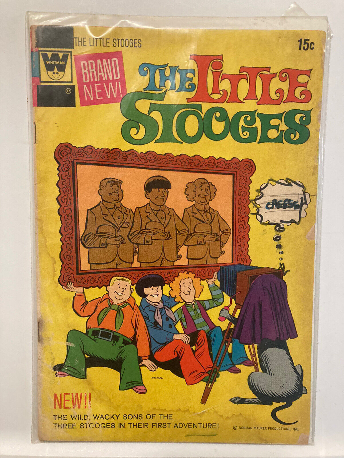 THE LITTLE STOOGES #1 - (1972) - WHITMAN COMICS - BRONZE AGE - BAGGED & BOARDED