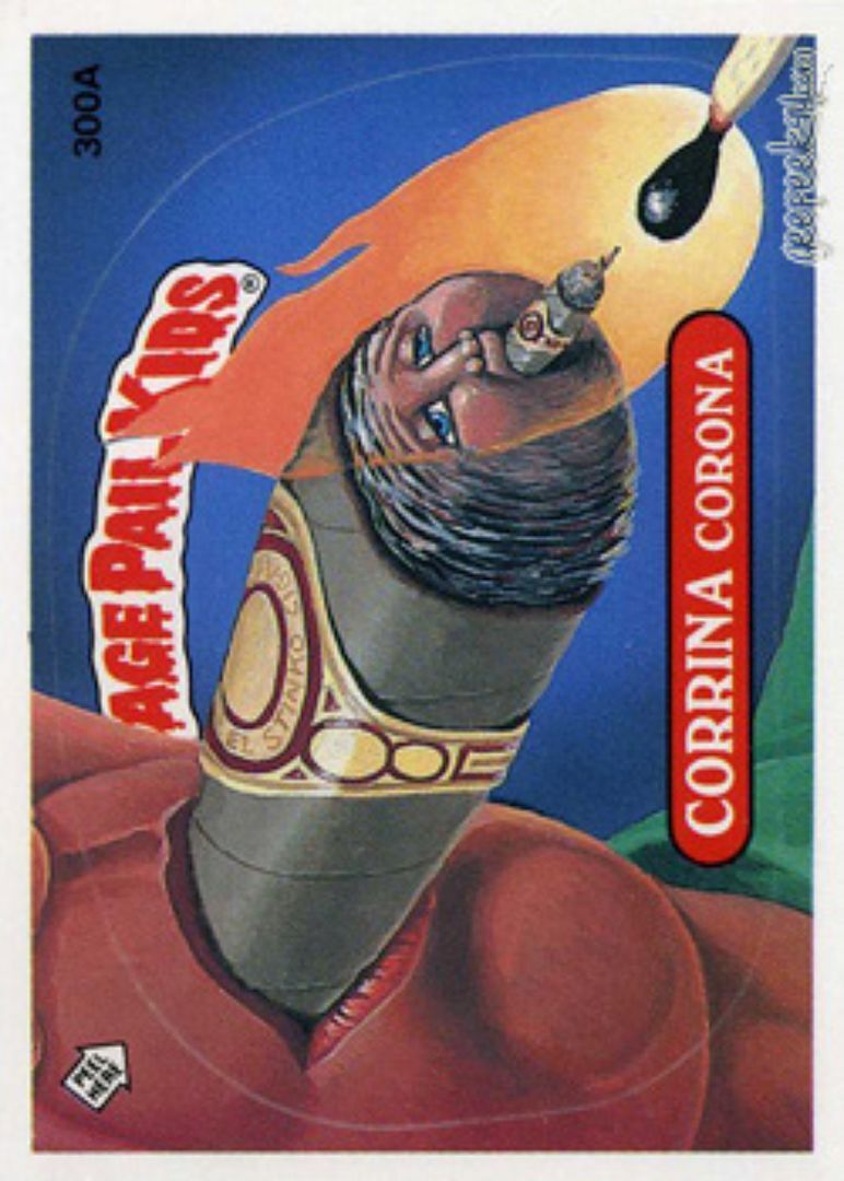 1987 Garbage Pail Kids 8th Series OS8 300A CORRINA Corona