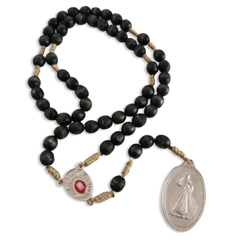 Chaplet with St. Faustina relic medal - Divine Mercy Rosary