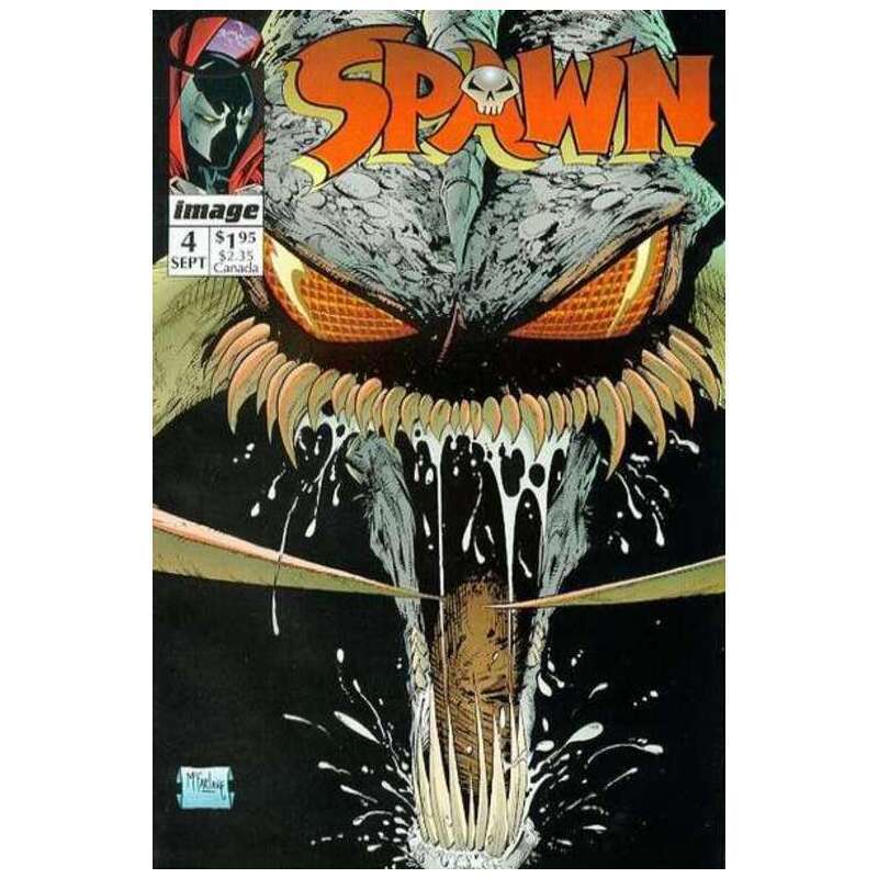Spawn #4 in Near Mint minus condition. Image comics [s`