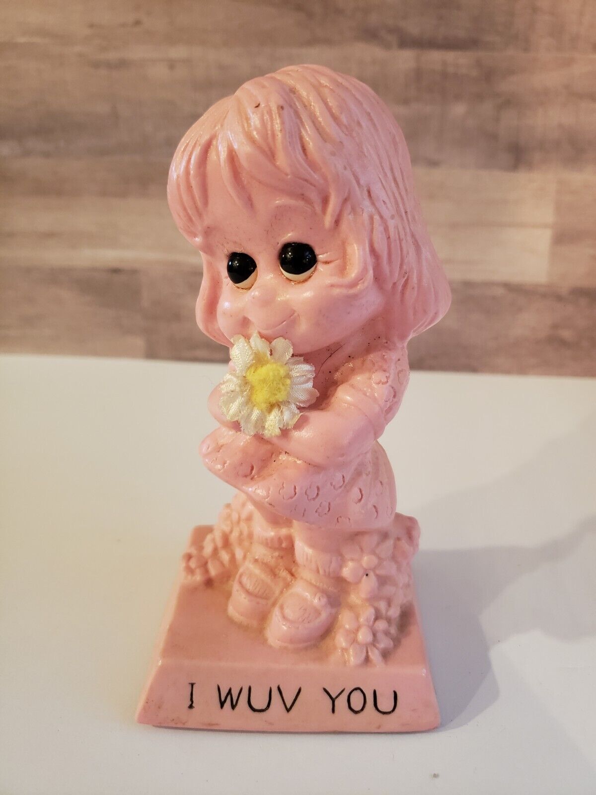 Vintage W&R Berries Wallace Russ Figurine 1973 I WUV YOU