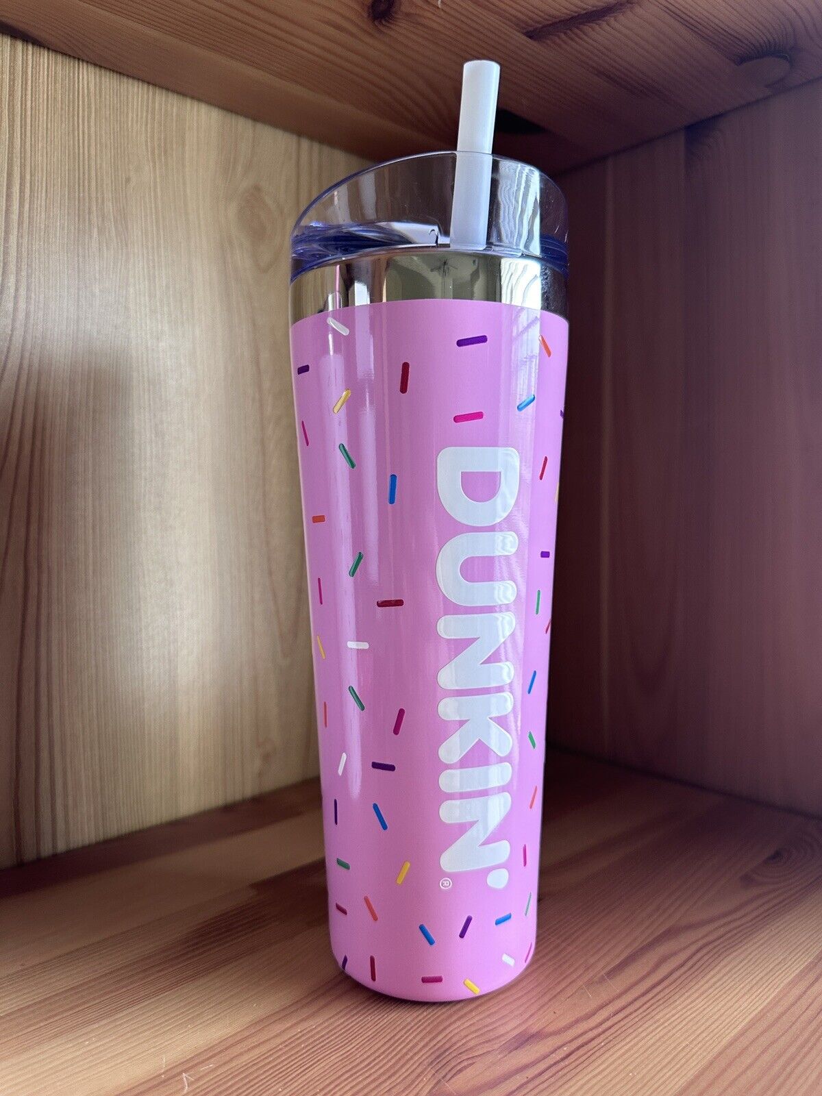 Dunkin’ Spring Collection 2024 - Strawberry Frosted Sprinkles Bermuda Tumbler