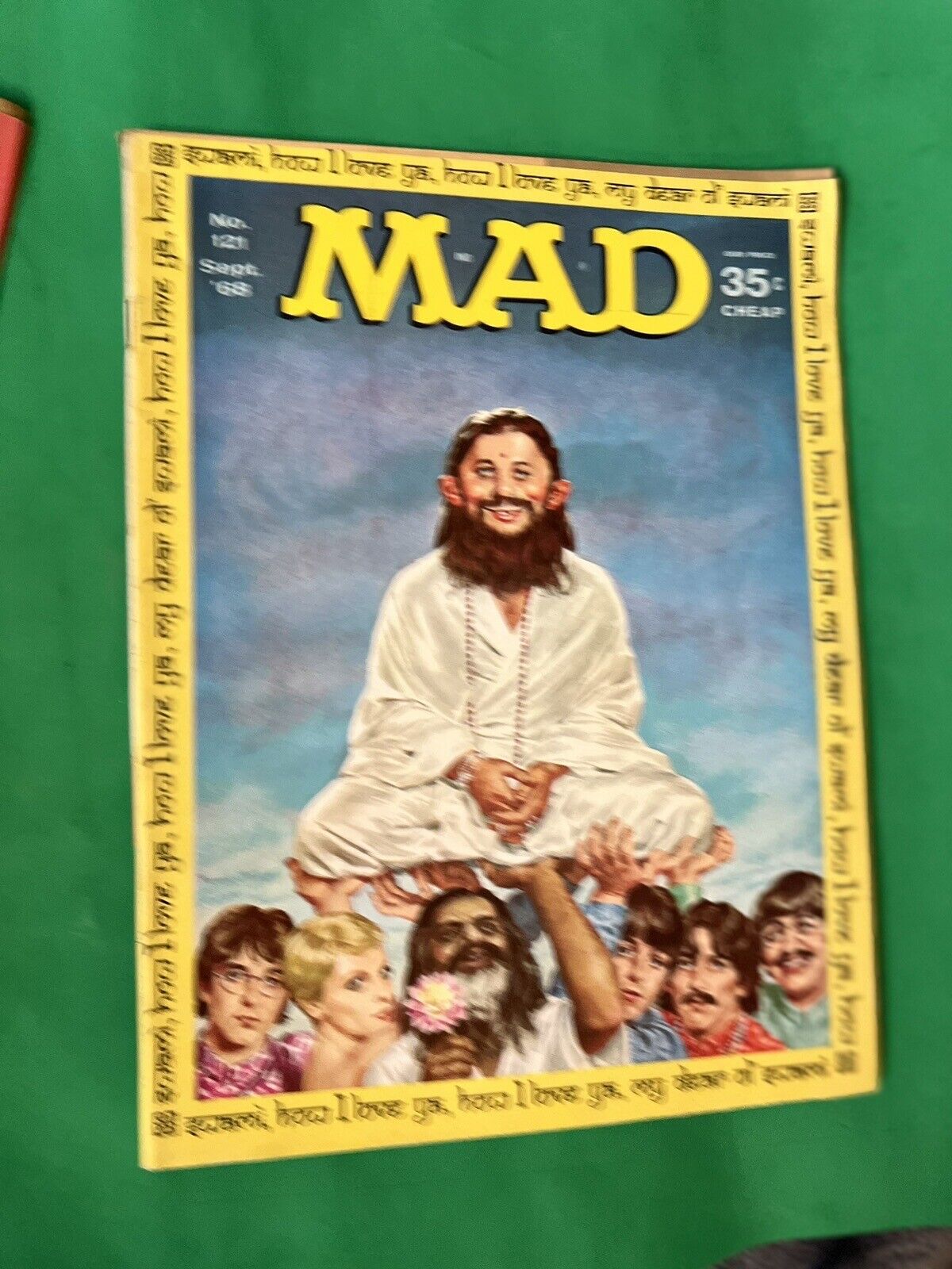 Mad Magazine Issue #121 September 1968 Gundi Alfred The Beatles Mingo Art Fine+