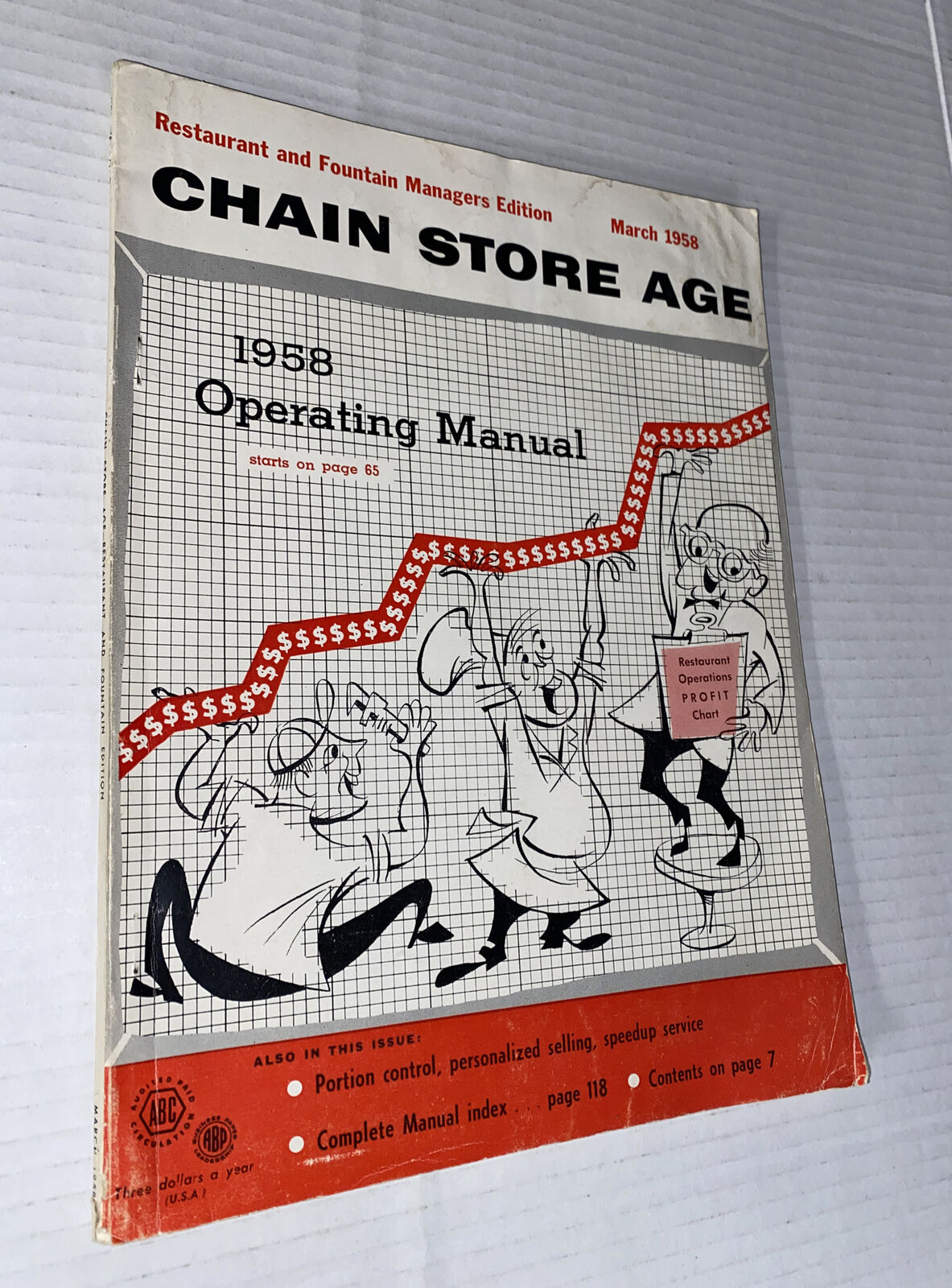VTG 1950s Chain Store Age Trade Magazine Nehi Campbells Crush Hires ADS MCM prop