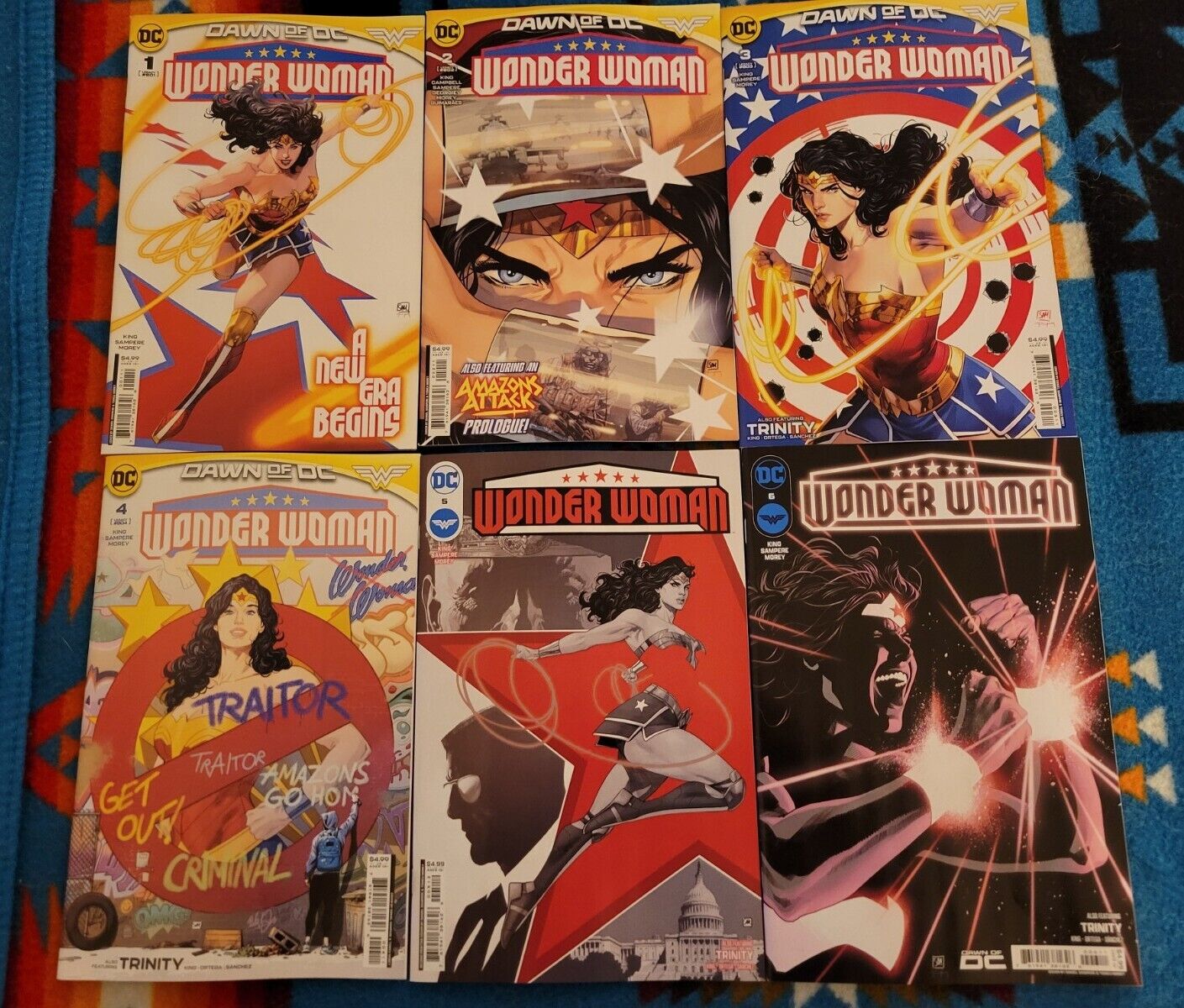 Wonder Woman Vol. 6; Dawn Of DC Lot. Issues 1-6 With Bonus Issue 8