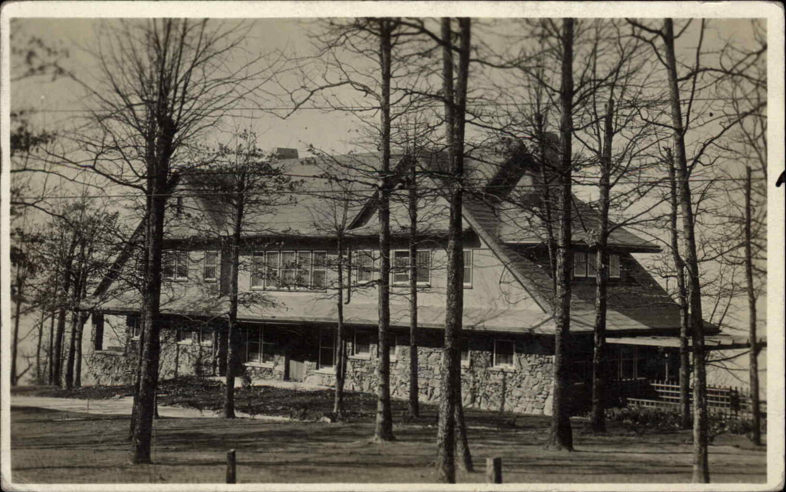 Chattanooga TN Cancel Lookout Mtn Building Beautiful Home Cottage c1910 RPPC