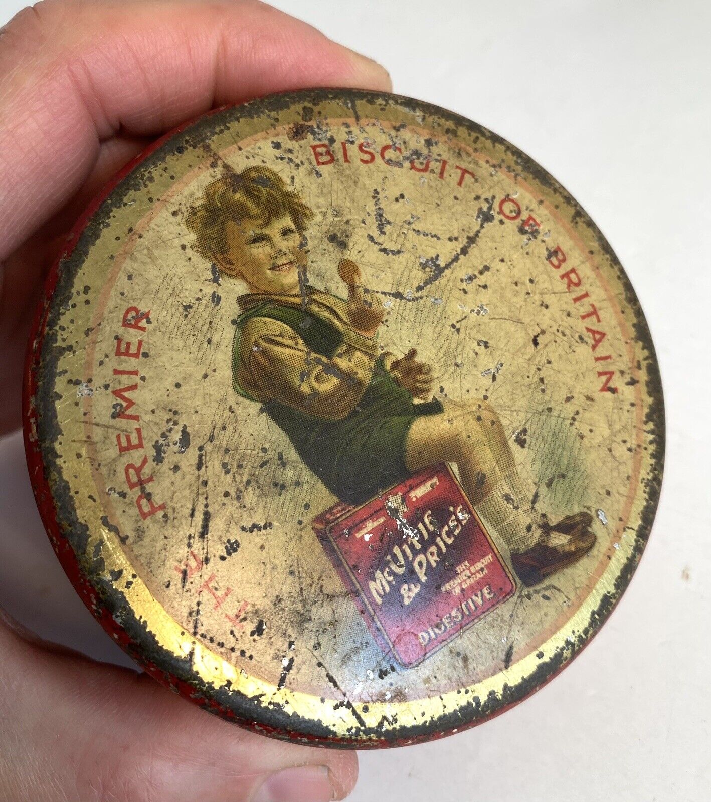 Antique Small Sample Biscuit Tin McVitie & Price’s
