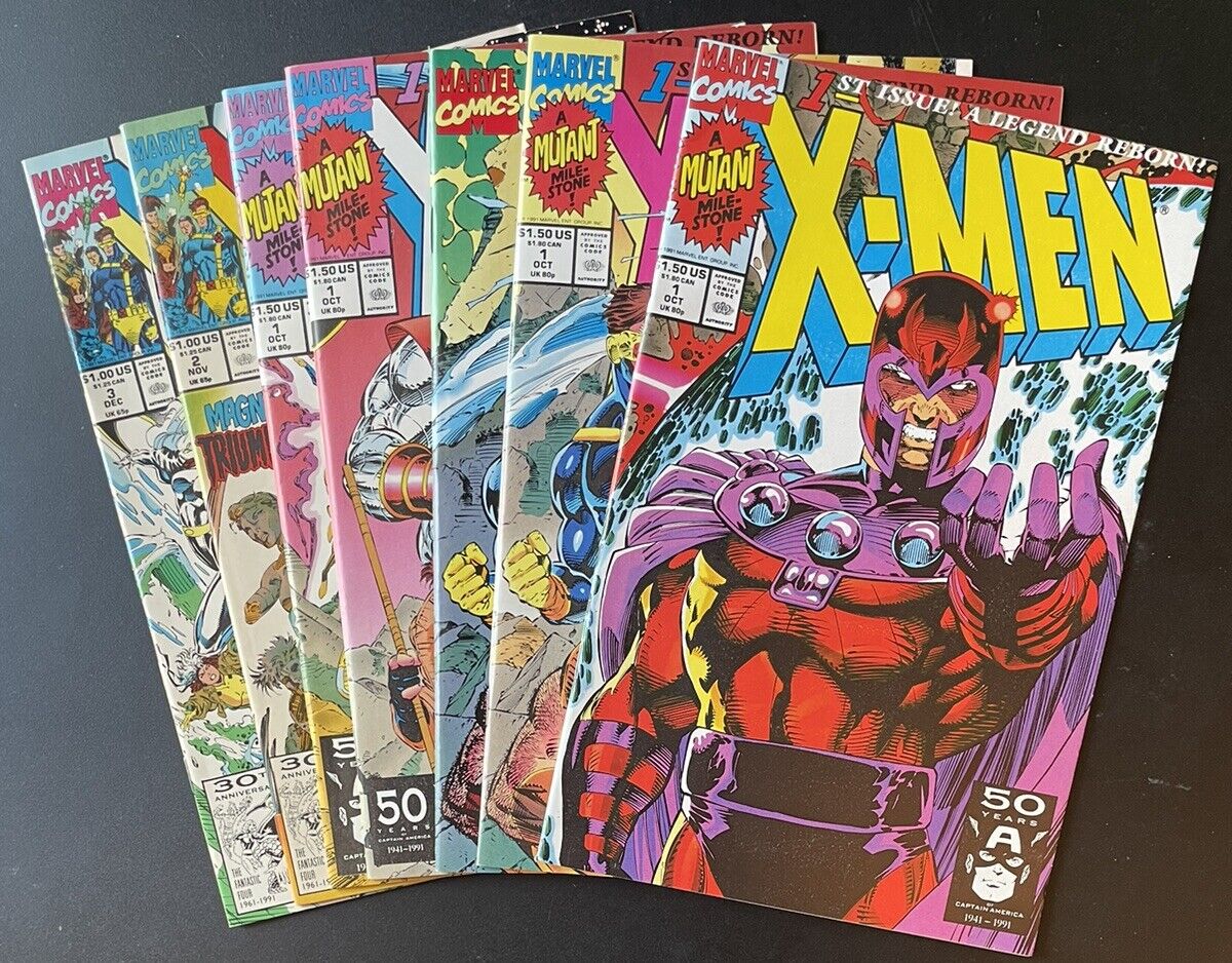 X-Men #1 All 5 Jim Lee Variants #2 #3 KEY 1st Omega Red Cameo (Things To Come)