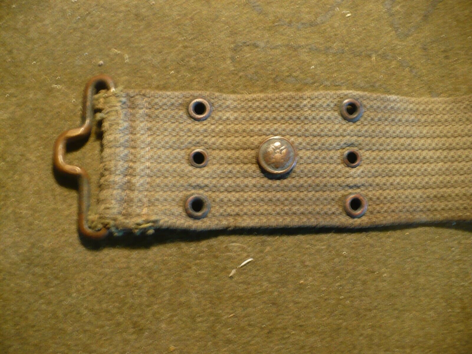Rare WW1 US Army Eagle Snap Pistol Belt