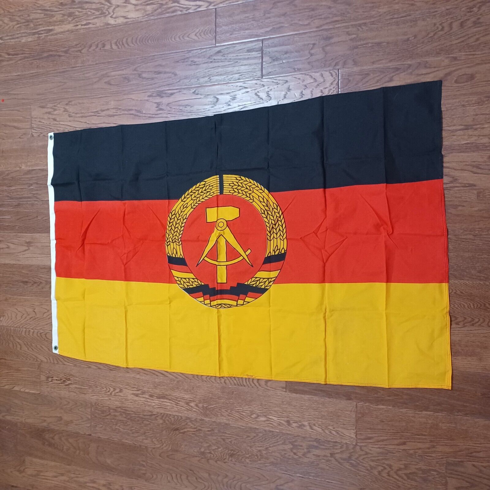 Original DDR GDR East German Flag Insize Double Sided. 3\'x5\'. New