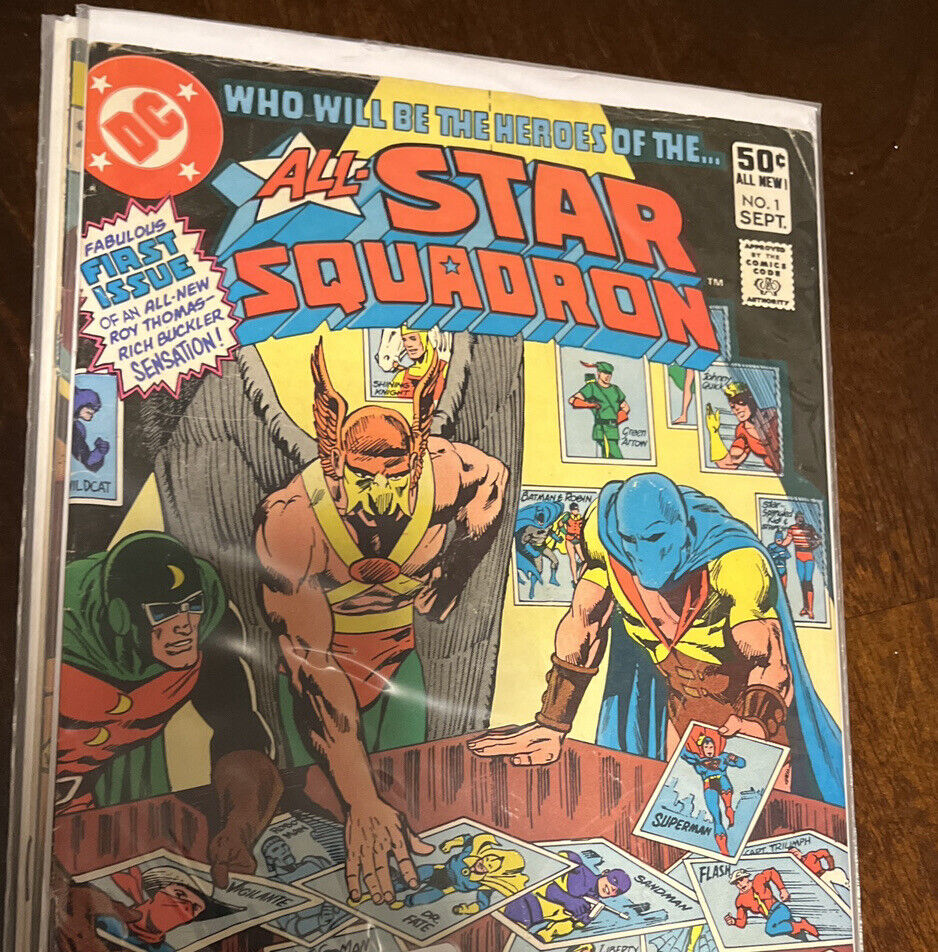 All-Star Squadron #1 Newsstand Key Issue Hard to Find