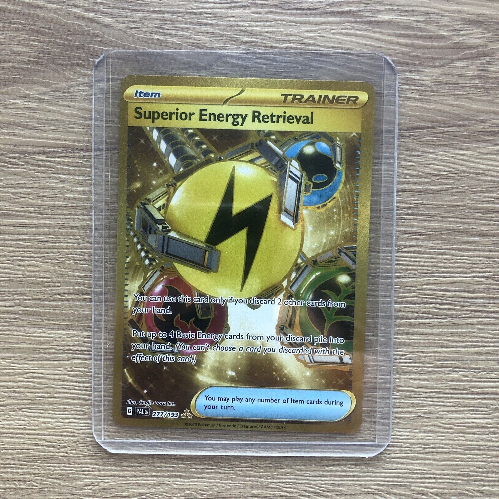 Pokemon Trainer Superior Energy Retrieval Ultra Rare Card # 277/193 2023 014
