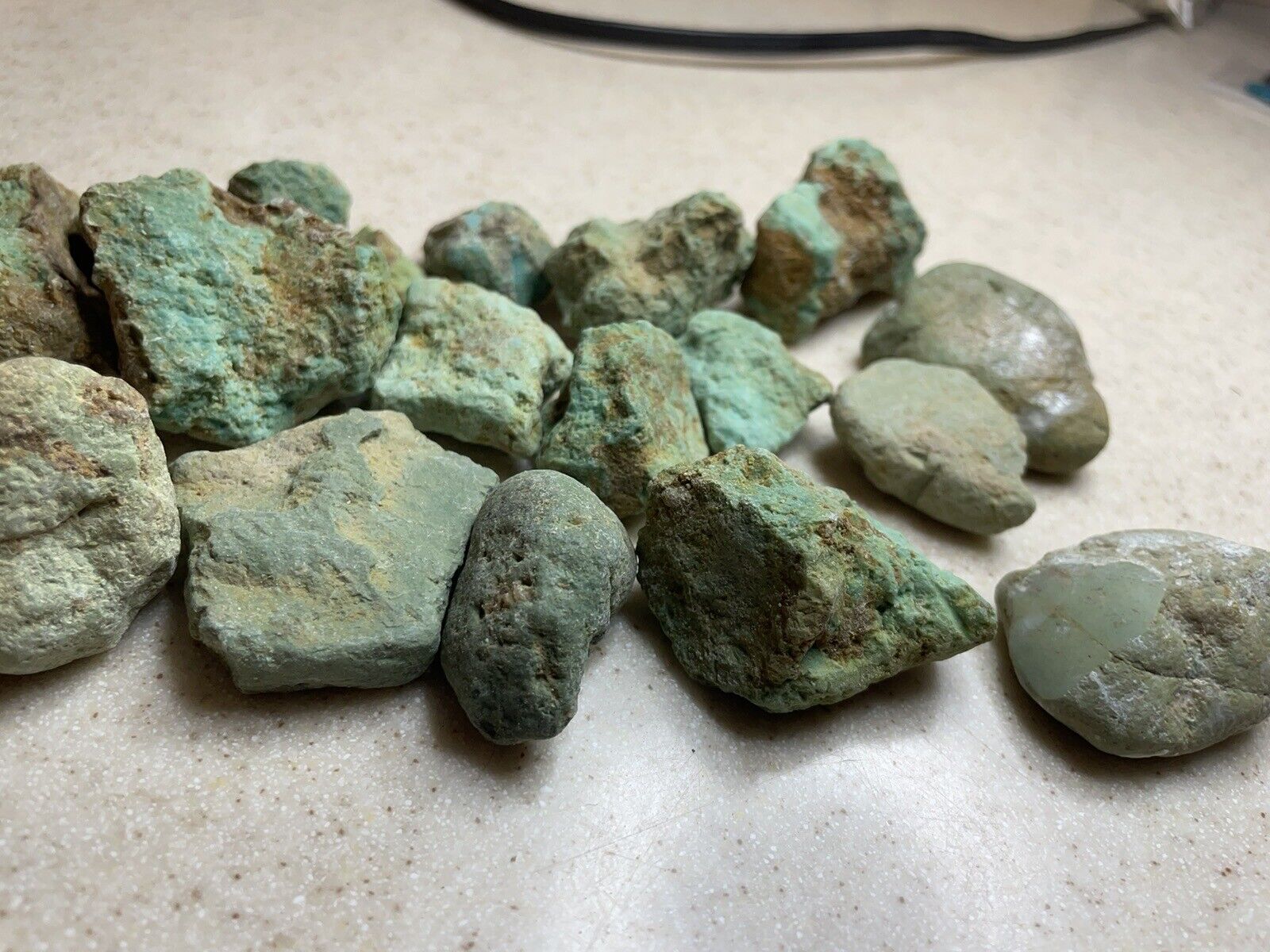 Evans Mine Turquoise 13 Oz Rare Great Material