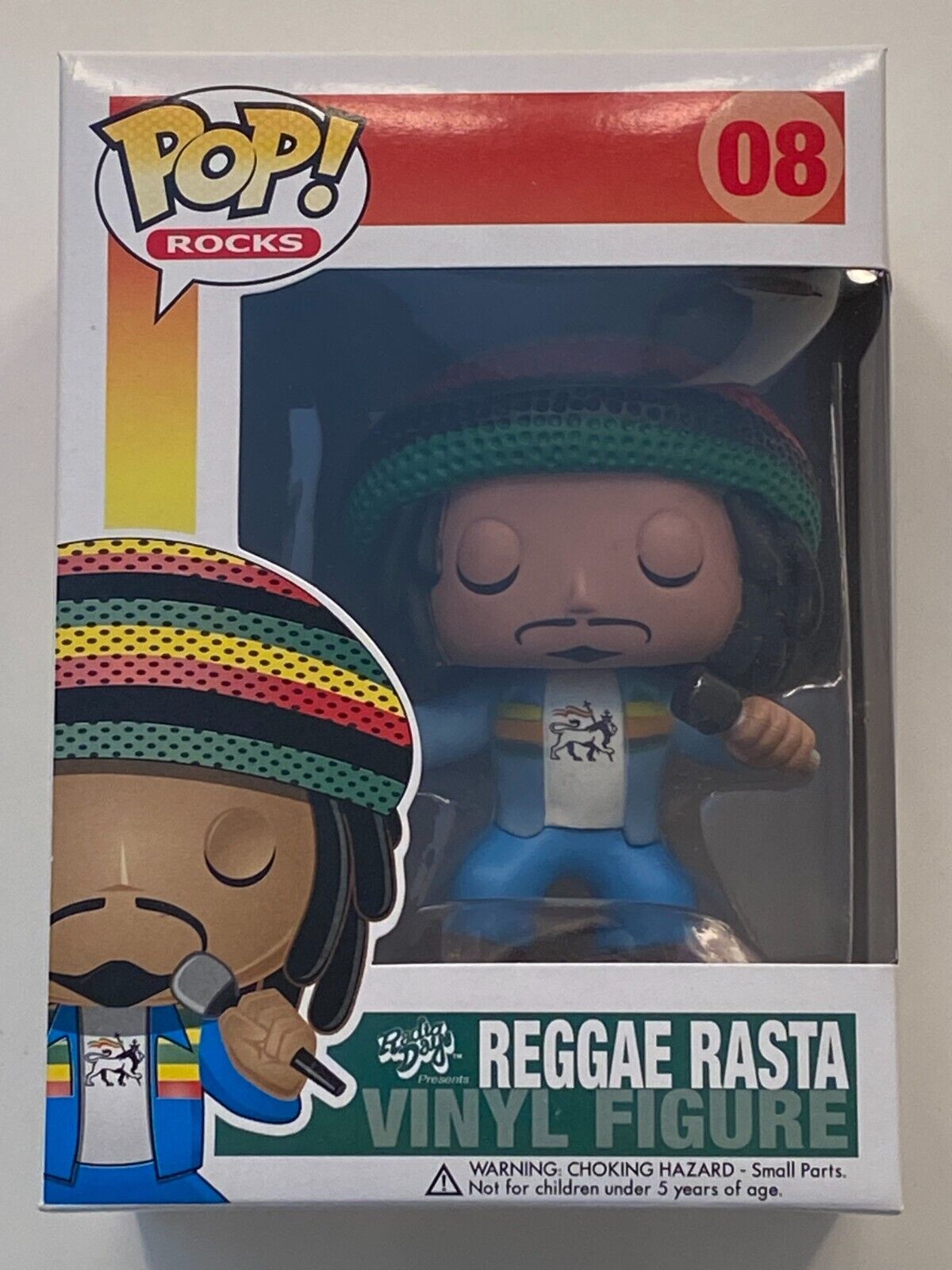Funko Pop Rocks Vinyl Figure Reggae Rasta #08 Authentic Vaulted Retired