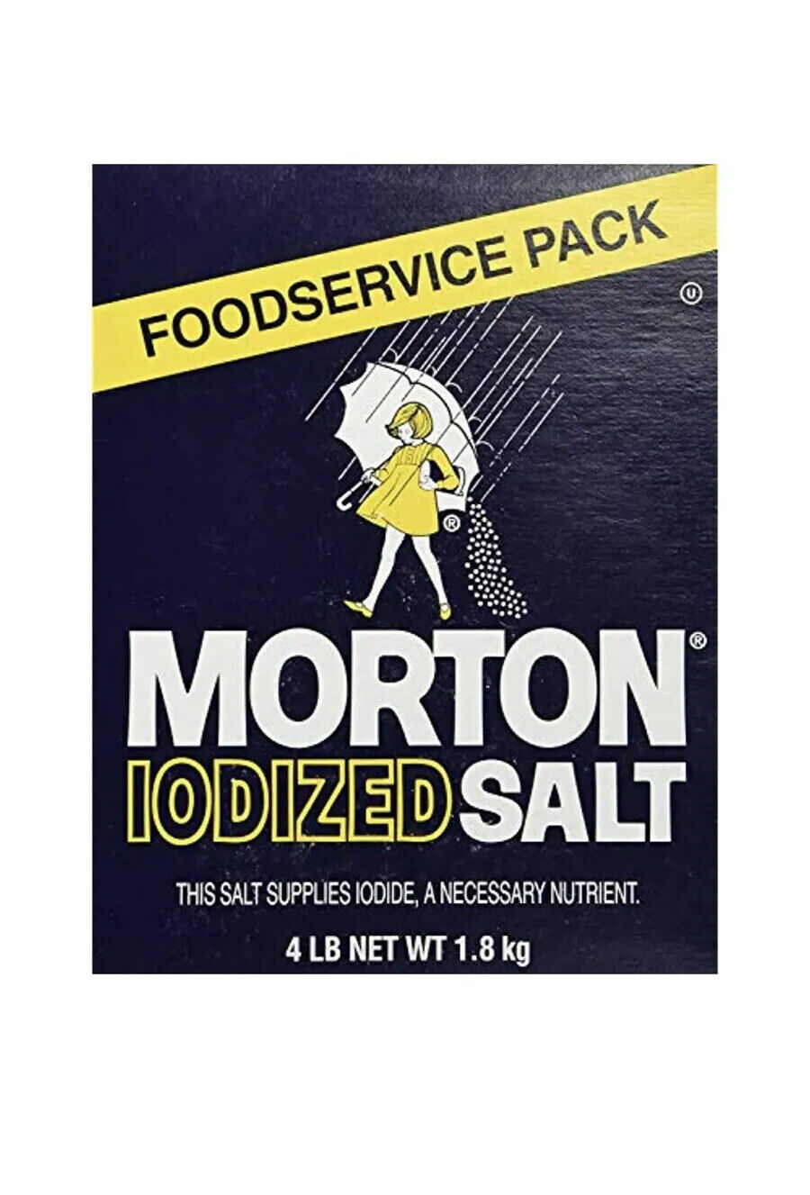 2️⃣ Morton Iodized Table Salt - 4lb. Box ( 2️⃣ Pack)