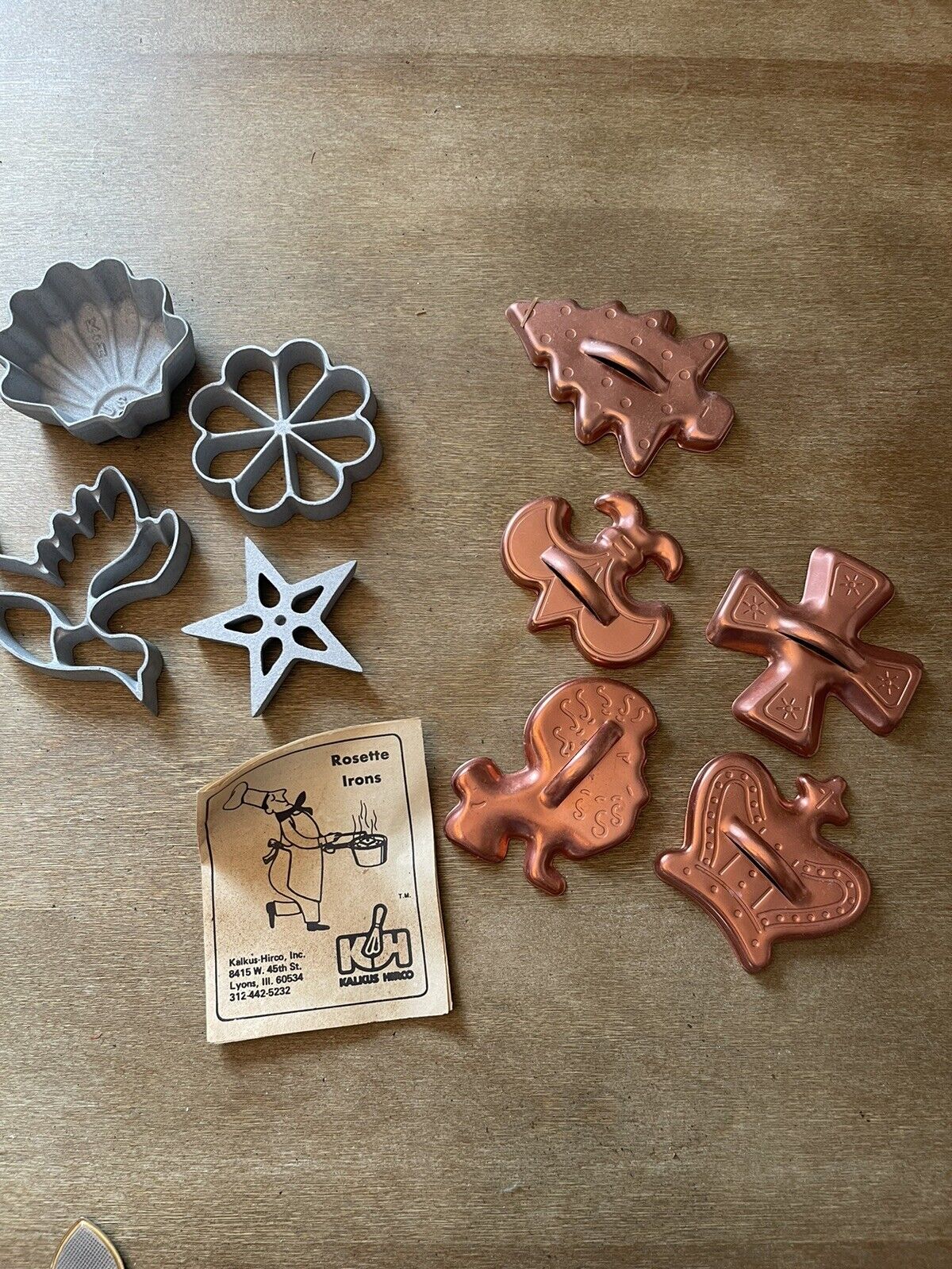 Vintage Cookie Cutter Lot Kalkus Hirco And Others