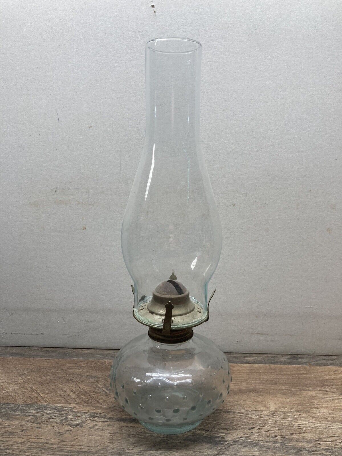Vintage LAMPLIGHT FARMS Oil Hobnail Lamp 16
